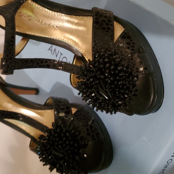 Antonio Melani black heels. - Picture 2 of 5